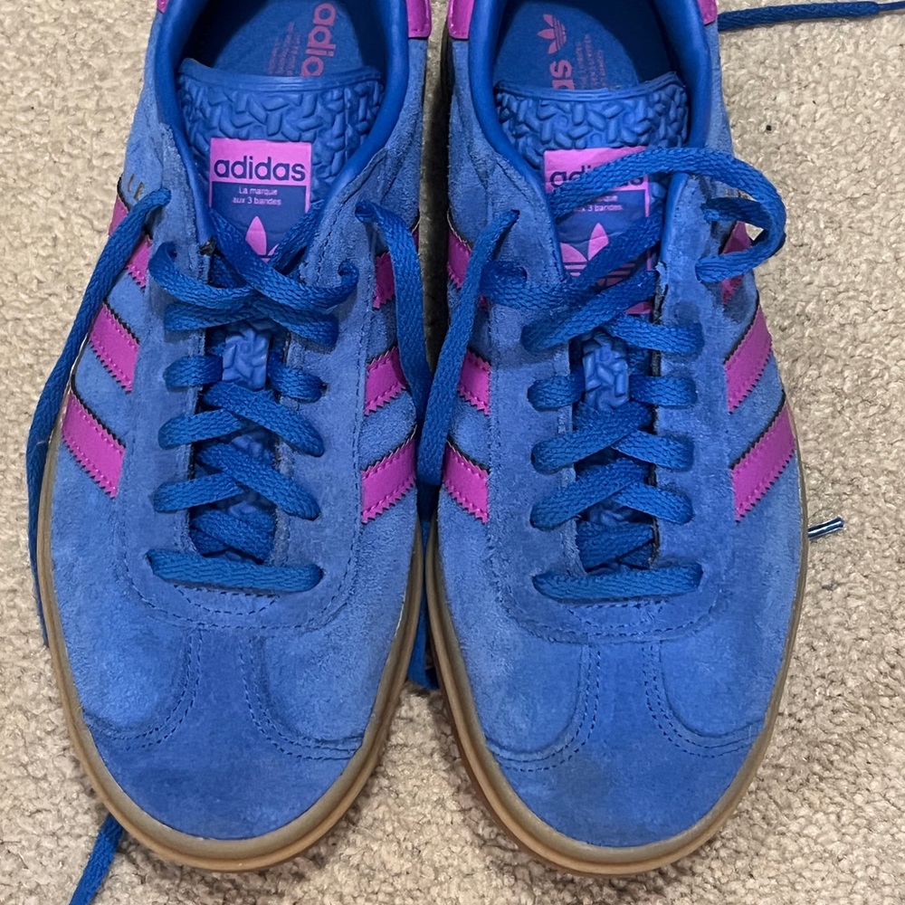 Adidas Blue and Pink Sneakers
